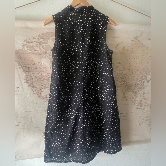 Eileen Fisher Black and White Spotty Tunic Dress Size XS - Picture 8 of 11